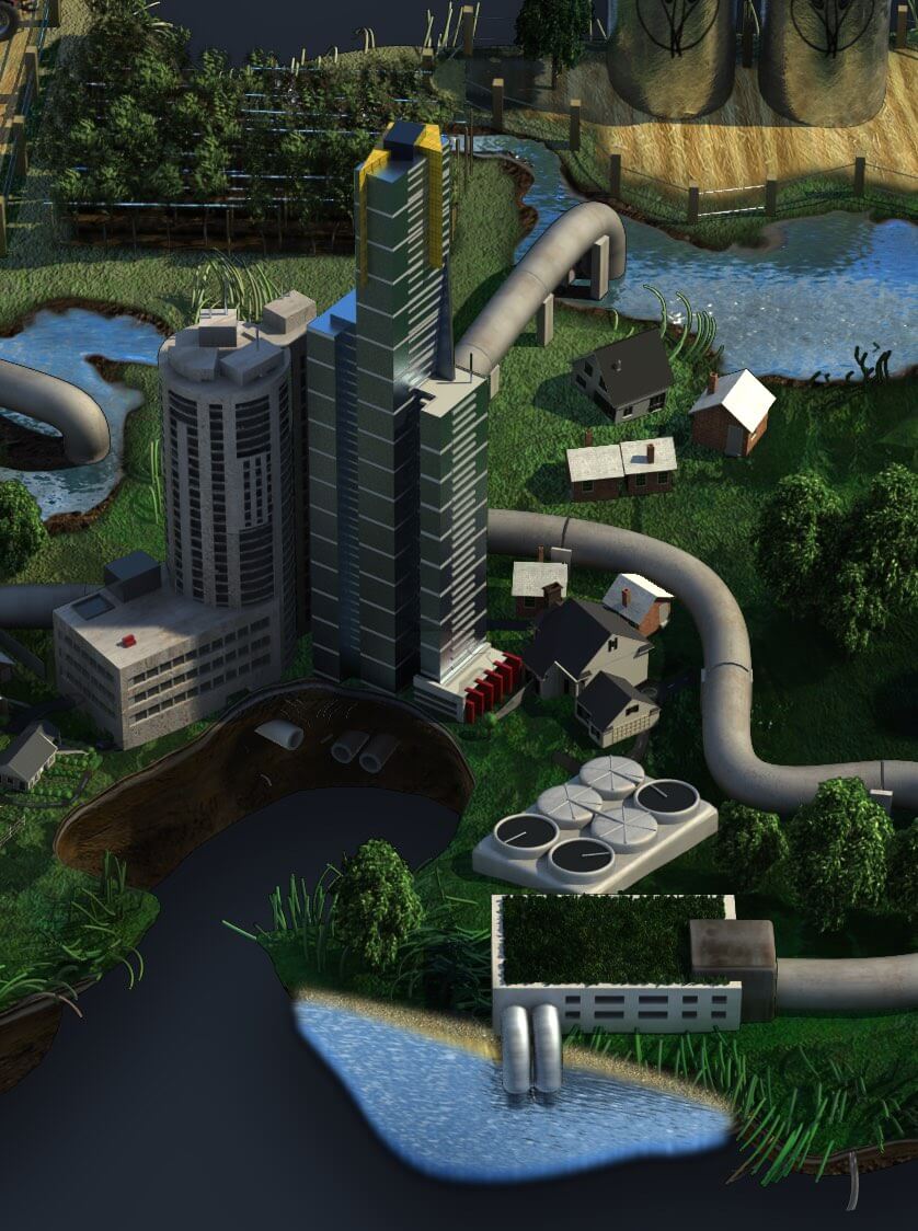 Water conservation kiosk